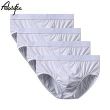 4Pcs/lot Brand Fashion Sexy Male Cotton Underpants Men's Briefs Shorts Plus Size Men Underwear Panties Men's Breathable Panties 2024 - buy cheap