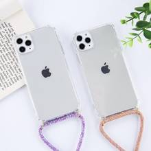 Strap Cord Chain Phone Tape Necklace Lanyard Mobile Phone Case for Carry Cover Case Hang Case for iphone 11 shockproof 12 13 max 2024 - buy cheap