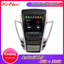 KiriNavi Telsa Style Vertical Screen 1 Din Android 9.0 10.4" Car Radio Gps Navigation For Cadillac CTS Old SRX Car Dvd Player 4G 2024 - buy cheap