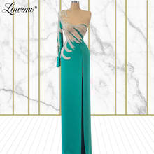 Женское вечернее платье Lowime, с бисером, на заказ, для Ближнего Востока, в дубайском стиле, для выпускного, в турецком, мусульманском стиле, 2021 2024 - купить недорого