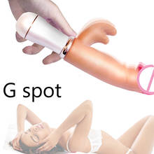 Rabbit Vibrator G Spot Clit Massager Silicone Electric Dildo Women Anal Clitoris Vibrating Adults Sex Toys for a Couple Sex Shop 2024 - buy cheap