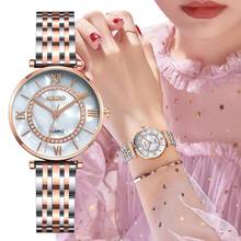 Top Brand Luxury Women Watches Stainless Steel Band Reloj Mujer Analog Wrist Watch Quartz Casual Retro Watches Ladies Clock New 2024 - buy cheap