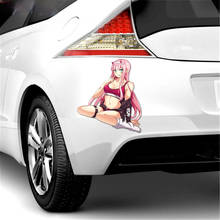 Darling in The Zero Two Car Stickers Anime Vinyl  Decorative Waifu Cartoon  KK15*15cm 2024 - buy cheap