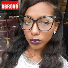 RBROVO Retro Glasses Women Anti-blue Light Glasses Frame Women Metal Eyeglasses for Women/Men Mirror Gafas De Lectura Hombre 2024 - buy cheap