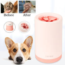 Dog Paw Cleaner Cup for Small Large Dogs Soft Silicone Pet Feet Washer Portable Pet Cat Dirty Paw Cleaning Cup Foot Wash Bucket 2024 - buy cheap