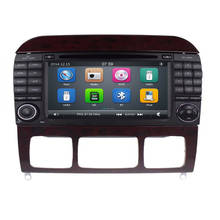 Radio con GPS para coche, reproductor Multimedia con DVD, 2 Din, para Mercedes Benz W220 W215 S280 S320 S350 S400 Clase S 2024 - compra barato