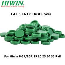 Защитный чехол HIWIN, 100 шт., защита от пыли с линейной направляющей движения C4 C5 C6 C8, Пластик Зеленые кепки, HGR15, HGR20, HGR25, HGR30, HGR35, EGR15 2024 - купить недорого
