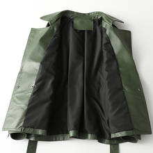 Women Spring Natural Genuine Jacket Fashion Streetwear 100% Real Leather Coat Female Belt Sheepskin Coats Jackets 19025 2024 - buy cheap
