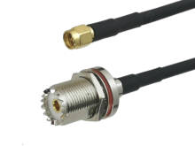 1Pcs RG58 SMA Male plug to UHF SO239 Female jack Nut Bulkhead Connector RF Coaxial Jumper Pigtail Cable 4inch~50M 2024 - buy cheap