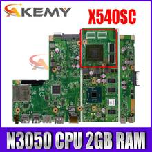 X540SC N3050 CPU 2GB RAM mainboard REV 2.0 For ASUS X540S X540SC laptop motherboard 90NB0C10-R00010 Free Shipping 2024 - buy cheap