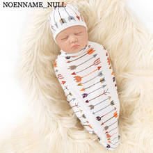 2 Pcs Newborn Baby Receiving Blanket + Hat Set Swaddle Wrap Cap Kit Infant Sleepsack Bedding Bath Towel Photography Prop 2024 - buy cheap