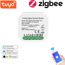 DIY Mini WiFi Smart Light Dimmer Switch Module Smart Life Tuya ZigBee Remote Control Supports Alexa Google Home No Neutral Relay 2024 - buy cheap