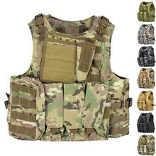 Military Tactical Vest Assault Airsoft Plate Carrier Multicam Army Molle Mag Ammo Chest Paintball Body Armor Harness 2024 - buy cheap