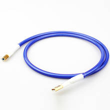 Cable de tarjeta de sonido USB A B Chapado en plata de cobre HIFI, DAC, Cables digitales de Audio 2024 - compra barato