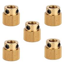 5 pçs áspero peças de impressora 3d driver 40 dente engrenagem bronze extrusora roda engrenagem para impressora Cr-10 Cr-10S s4 s5 ender 3 pro 2024 - compre barato