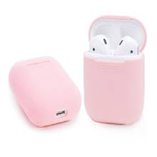 Silicone Skin Case for Airpods Case Shockproof Bluetooth Wireless Earphone Protective Cover skin Accessories for Apple Airpods 2024 - buy cheap