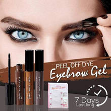 Peel-off Eyebrow Tattoo Tint Dye Water Resistant Long Lasting Brow Gel Eyebrow Cream  SK88 2024 - купить недорого