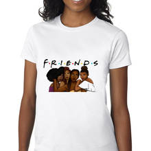 Новинка 2020, модная футболка с надписью «best friends», женские черные футболки с коротким рукавом и графикой для девочек, tumblr, футболки, 90s, футболка, femme 2024 - купить недорого