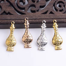 10pcs 9x25mm Metal Brass Vase Charms Pendant DIY Earrings Accessories For Jewelry Making 2024 - buy cheap