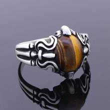 Solid 925 Sterling Silver Tiger's Eye Stone Men's Ring Special Ring Jewelry Accessory For Men Made in Turkey 2024 - buy cheap