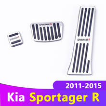 Aluminum allo Car Styling Accelerator Gas Pedal Brake Pedal Cover AT For KIA Sportage 3rd 2011 2012 2013 2014 2015 Accessories 2024 - buy cheap