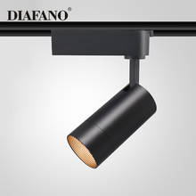 Lâmpada led para pista de iluminação, farol de teto moderno em alumínio, tamanhos 5w, 9w12w, 20w, 30w, 35w, preto e branco, 360 2024 - compre barato