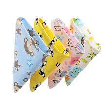 Baby Bibs Waterproof Triangle Cotton Cartoon Child Bibs Dribble Bibs Newborn Slabber Absorbent Cloth 2024 - buy cheap