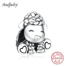 Fit Original Charms Bracelet 925 Silver Patti the Sheep Charm Beads Women 925 Silver DIY Jewelry Berloque 2024 - buy cheap