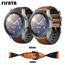 FIFATA-Correa de cuero y silicona para reloj inteligente, pulsera para Samsung Galaxy Watch 3, 41mm, 45mm, Galaxy 42 46mm, Active 3 2 2024 - compra barato