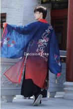 2022 year costumes for adult man chinese festival performance swordsman chinese national folk dance costume men hanfu clothing 2024 - buy cheap
