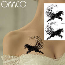 Black Horse Bird Wolf Temporary Tattoo Stickers For Men Girls Body Art Arm Realistic Tatoos DIY Waterproof Fake Tattoo Decals 2024 - buy cheap