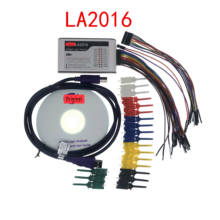 Analizador lógico LA2016 USB, velocidad máxima de muestreo de 200M, 16 canales, muestras 10B, MCU,ARM, herramienta de eliminación de fallos FPGA, software en inglés 2024 - compra barato