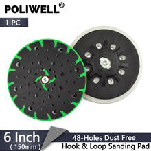 Poliwell-rosca de 150 furos (17/48mm) m8, gancho sem poeira, ferramenta de lixamento 2024 - compre barato