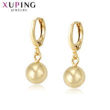 Xuping Elegant Earrings Eardrops Light Yellow Gold Color Plated for Women Charms Styles Jewelry Gifts for Party 98948 2024 - buy cheap