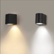 1 pçs 5w 10 15 cob led lâmpada de parede dupla face para cima e para baixo luz parede ao ar livre ip67 à prova dip67 água luzes varanda frete grátis 2024 - compre barato