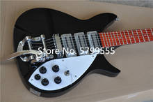 Классическая Высококачественная электрическая гитара Heritage, черная электрическая гитара rick 325, jazz rocker можно настроить, бесплатная доставка 2024 - купить недорого