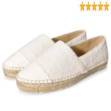 2021 Woman Luxury Designer Slip On Espadrilles Femme Comfortable Round Toe Loafers Flats Ladies Casual Flat Shoes Big Size 2024 - buy cheap