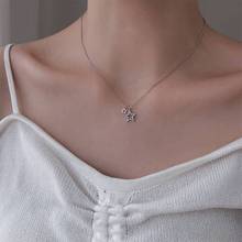 OBEAR-collar de cadena de clavícula corta para mujer, Gargantilla creativa con estrella, de circonita chapada en plata, joyería femenina 2024 - compra barato