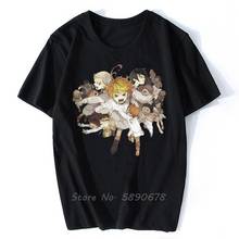 The Promised Neverland T Shirt Men's Cotton Funny T-Shirt O Neck Emma Norman Ray Anime Tees Short Sleeve Clothes Harajuku 2024 - buy cheap