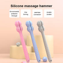 1pcs Silicone Massage Hammer Hand-held Meridian Pats Health And Fitness Body Beat Massage Pat Board Massager Health Care 2024 - buy cheap