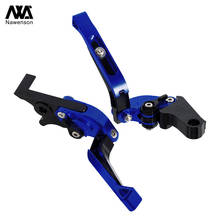 Motocicleta cnc ajustável folding extensíveis alavancas de embreagem do freio para honda cb1000r 2008-2016 cbr1000rr/fireblade 2004-2007 2024 - compre barato