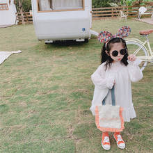 Baby Girls Dress Fashion Korean Chiffon Princess Dress 2 3 4 5 6 Years Toddler Kids Clothing Long Sleeve Girl Costume 2020 New 2024 - buy cheap