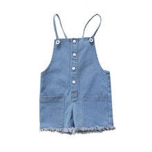 pudcoco Summer Baby Clothing Denim Playsuit Sleeveless Romper Straps Outfits Overalls Lovely Newborn Girls Suspender Pants 0-24M 2024 - buy cheap