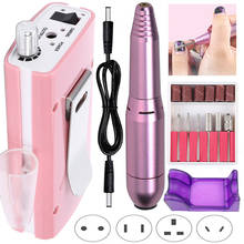 Máquina pulidora de uñas recargable, taladro portátil para manicura y pedicura, profesional, 35000RPM 2024 - compra barato