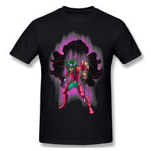 Camisetas de Saint Seiya para hombres, camisa divertida de algodón con cuello redondo, de los caballeros del zodiaco, Shun Of Andromeda 2024 - compra barato