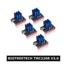 BIGTREETECH-controlador de Motor paso a paso TMC2208 V3.0, barras de pasos UART, silenciador VS TMC2130 SPI TMC2209 para SKR V1.3 SKR V1.4 Turbo Ender 2024 - compra barato