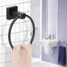 Simple Durable Towel Rack Wall Mounted towel Ring Holder Bathroom Round Towels Hanger Bathroom Hardware Accessories 2024 - buy cheap