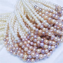 MADALENA SARARA-collar de perlas AAFreshwater de 3-9mm, hilo de perlas prémium, Lubster fino, manualidades con cuentas, fabricación de 100%, garantía 2024 - compra barato