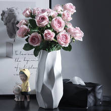 Vasos de cerâmica para flores nordic decoração para casa morandi wazon vaas adornos para casa decoracion sala mesa vaso decoração para casa 2024 - compre barato