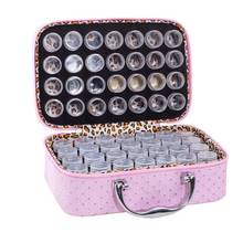 NEW 56 Bottles Diamond Painting Box Tool Container Storage Box Carry Case Holder Hand Bag Zipper Design Shockproof Durable 2024 - buy cheap